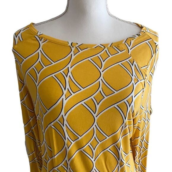 Zenergy by Chicos Long Sleeve Top Size 1 Medium - Picture 2 of 5
